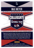 2019 Panini Stars & Stripes USA Baseball #14 Max Meyer Base Longevity
