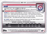 2020 Bowman #BCP-107 Cole Winn Chrome Prospects