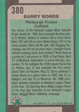 1991 Bowman #380 Barry Bonds
