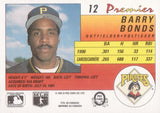 1991 O-Pee-Chee Premier #12 Barry Bonds