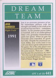 1991 Score #441 Jose Canseco