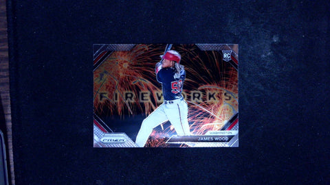 2024 Panini Prizm #7 James Wood Fireworks