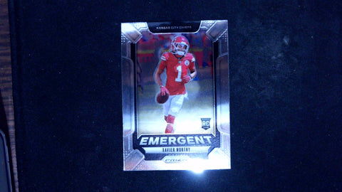 2024 Panini Prizm #7 Xavier Worthy Emergent