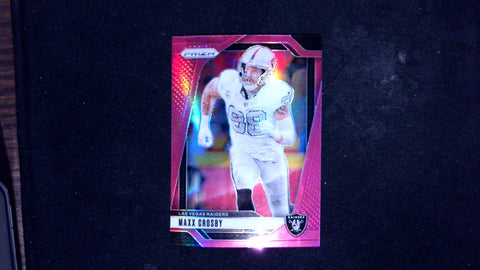 2024 Panini Prizm #152 Maxx Crosby Pink