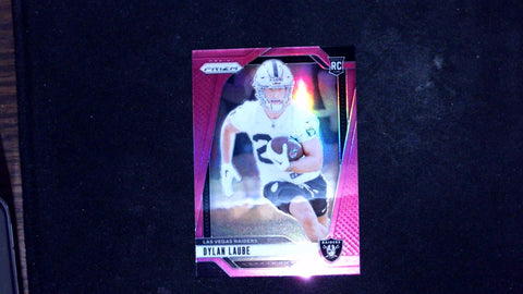 2024 Panini Prizm #330 Dylan Laube Pink