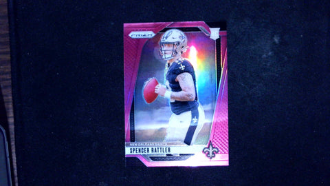 2024 Panini Prizm #388 Spencer Rattler Pink