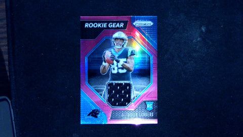 2024 Panini Prizm #RG-JSS Ja'Tavion Sanders Rookie Gear Pink