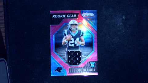 2024 Panini Prizm #RG-JBS Jonathon Brooks Rookie Gear Pink