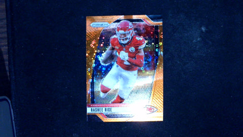 2024 Panini Prizm #141 Rashee Rice Orange Disco Prizm