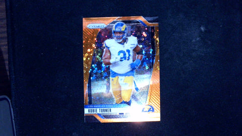 2024 Panini Prizm #171 Kobie Turner Orange Disco Prizm