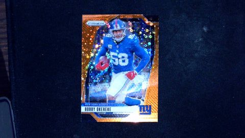 2024 Panini Prizm #216 Bobby Okereke Orange Disco Prizm