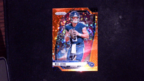 2024 Panini Prizm #277 Will Levis Orange Disco Prizm