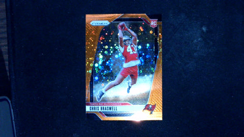 2024 Panini Prizm #320 Chris Braswell Orange Disco Prizm