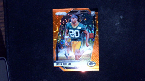 2024 Panini Prizm #345 Javon Bullard Orange Disco Prizm