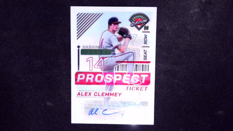 2024 Panini Prospect Edition #200 Alex Clemmey Silver Signatures