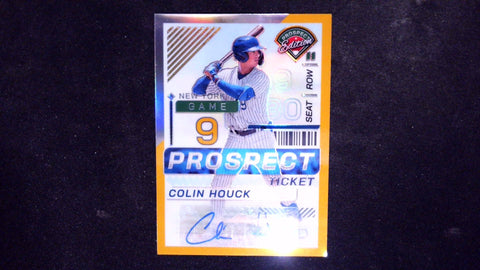2024 Panini Prospect Edition #114 Colin Houck Gold Signatures Holo #/10