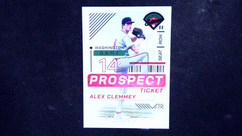 2024 Panini Prospect Edition #200 Alex Clemmey Blue #/199