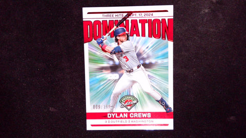 2024 Panini Prospect Edition #20 Dylan Crews Domination Red #/199