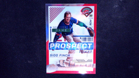 2024 Panini Prospect Edition #187 Sidd Finch Red Holo #/199