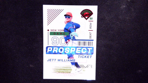 2024 Panini Prospect Edition #37 Jett Williams Red #/299