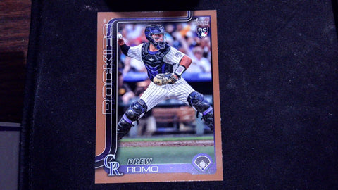 2025 Topps #296 Drew Romo Gold #/2025