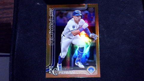 2025 Topps #346 Freddy Fermin Gold Diamante #/50