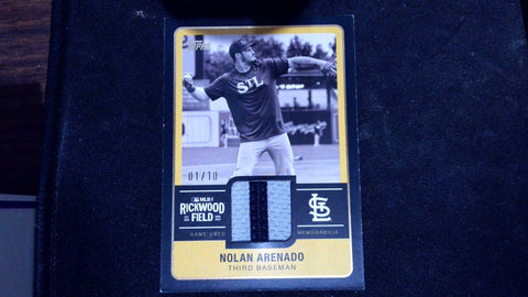 2025 Topps #RWR-NA Nolan Arenado Rickwood Relics Black #/10