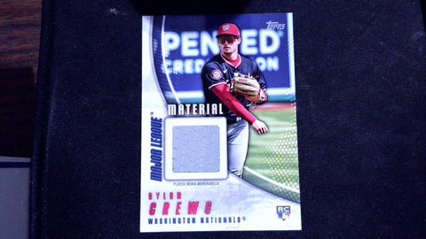 2025 Topps #MLM-DC Dylan Crews Major League Material Relics