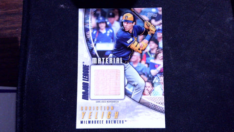 2025 Topps #MLM-CY Christian Yelich Major League Material Relics
