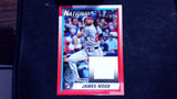 2025 Topps #T90R-JWO James Wood 1990 Topps Baseball 35th Anniversary Relics