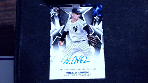 2025 Topps #BSA-WWA Will Warren Baseball Stars Autographs