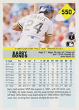 1992 Fleer #550 Barry Bonds