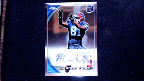 2010 Topps Chrome #C161 Marcus Easley Rookie Autographs