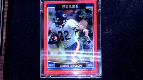 2006 Topps Chrome #130 Cedric Benson Red Refractors #/259