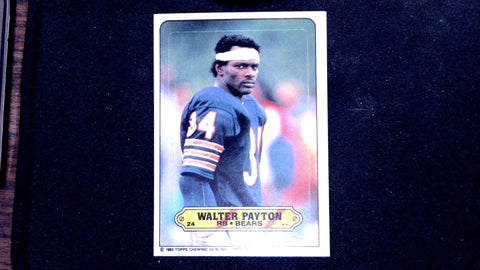 1983 Topps #24 Walter Payton Stickers