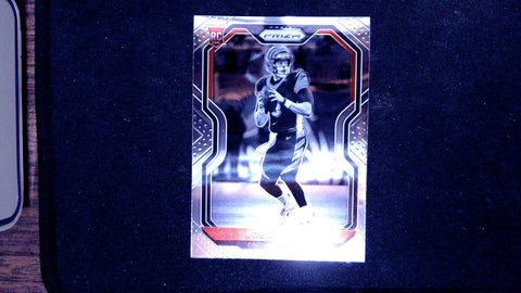 2020 Panini Prizm Joe Burrow RC Black White Negative Rookie Variation #307