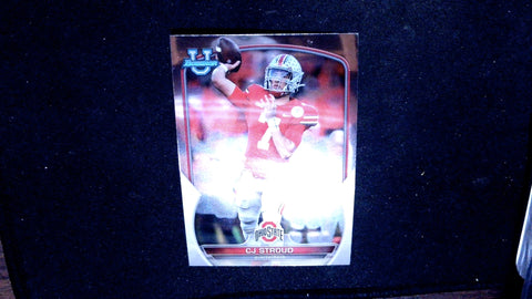 2022 Bowman University Chrome #100 C.J. Stroud