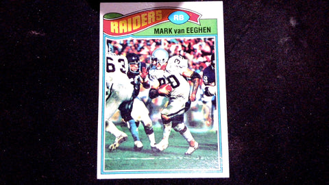 1977 Topps #354 Mark van Eeghen