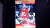 1990 Pro Set  #2a Joe Montana (	Kelly (3,521 yards,)