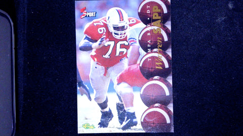 1995 Classic Five Sport #54 Warren Sapp Silver Die Cuts
