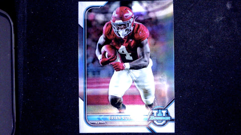 2021-22 Bowman University #100 Brian Robinson Chrome Refractors