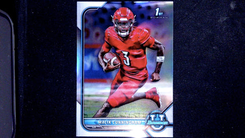 2021-22 Bowman University #11 Malik Cunningham Chrome Pink