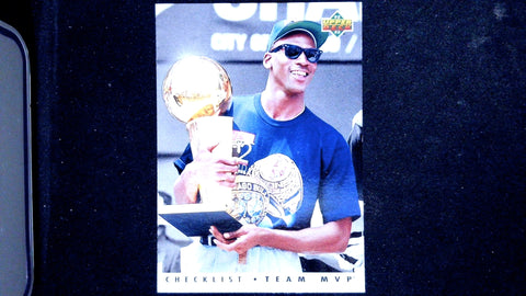 1992-93 Upper Deck #TM1 Team MVP Checklist (Michael Jordan) Team MVPs
