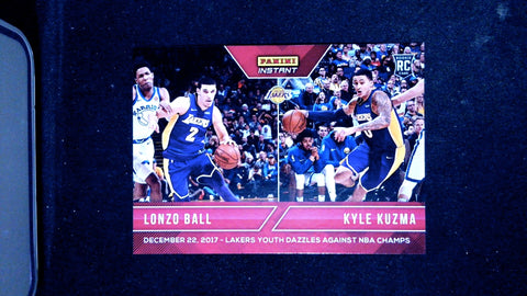 2017-18 Panini Instant NBA #59 Lonzo Ball / Kyle Kuzma PR: 154