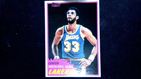 1981-82 Topps #20 Kareem Abdul-Jabbar