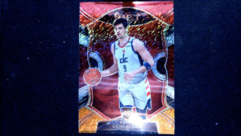 2020-21 Panini Select Red & Orange Shimmer Concourse #69 Deni Avdija (RC)