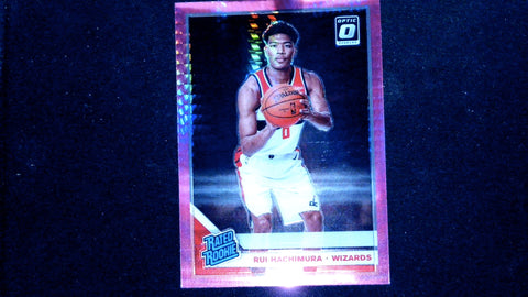 2019-20 Donruss Optic #188 Rui Hachimura Hyper Pink