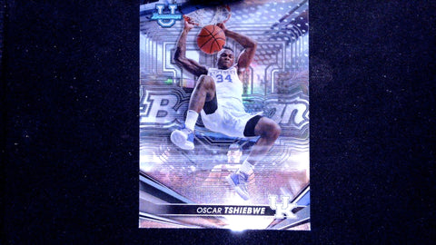 2022-23 Bowman University Best #81 Oscar Tshiebwe Refractors