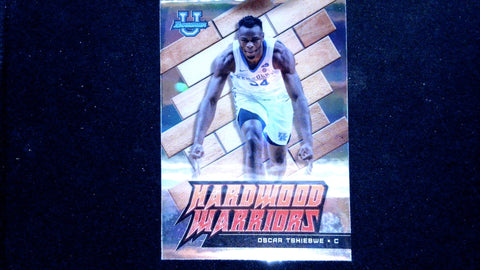 2022-23 Bowman University Best #HW-9 Oscar Tshiebwe Hardwood Warriors