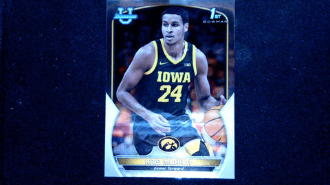 2022-23 Bowman University Chrome #71 Kris Murray